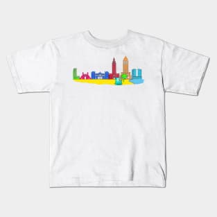 Miami skyline Kids T-Shirt